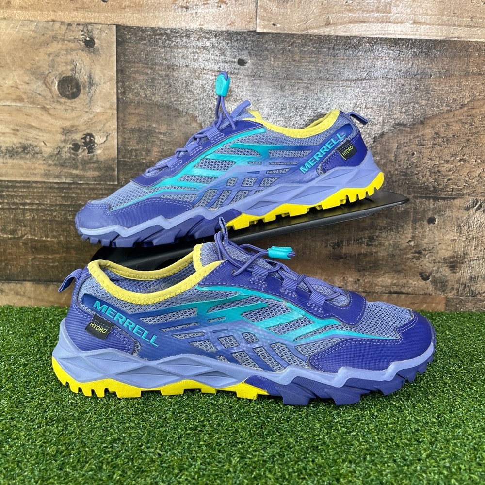 Merrell Hydro Run‎ Water Shoes 5.5M /7W Blue Yellow Neon